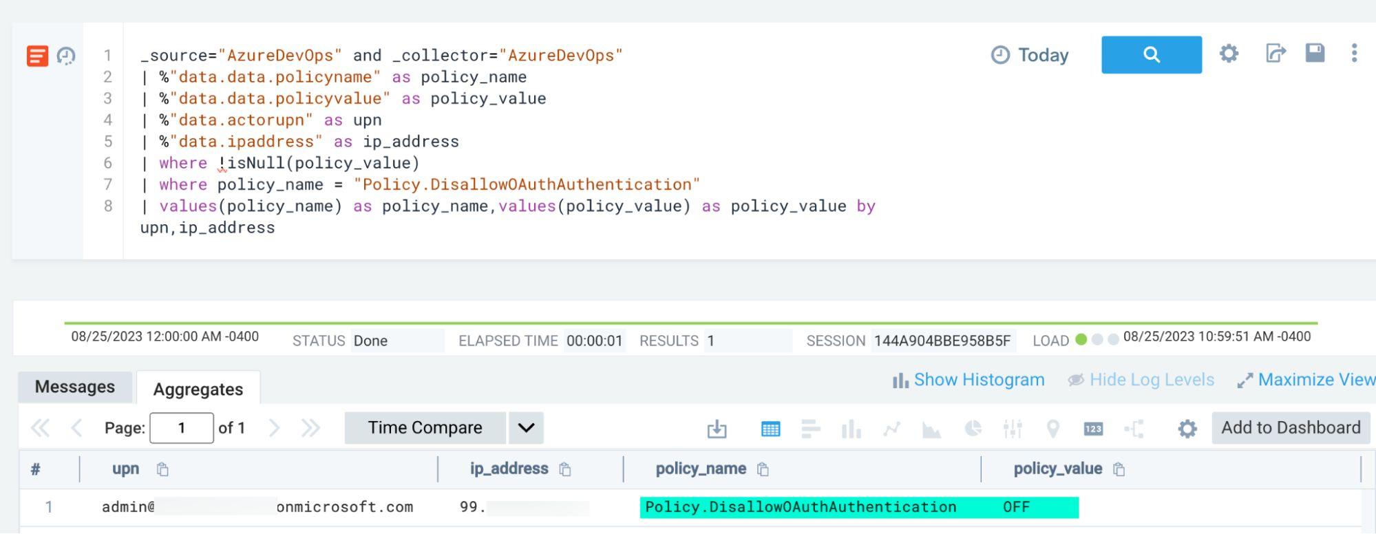 OAuth policy modification detection