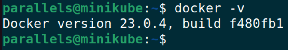 Docker version verification