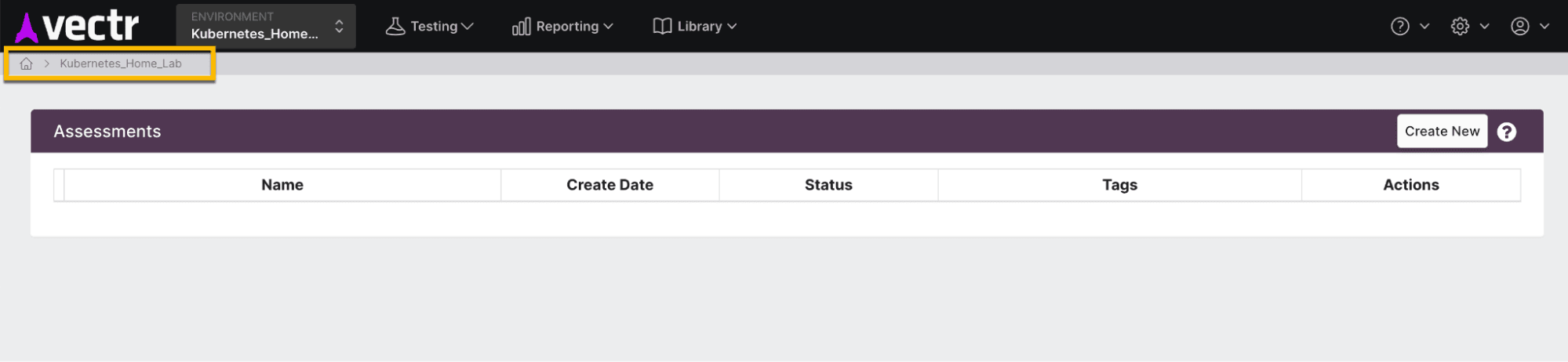Fresh Vectr interface