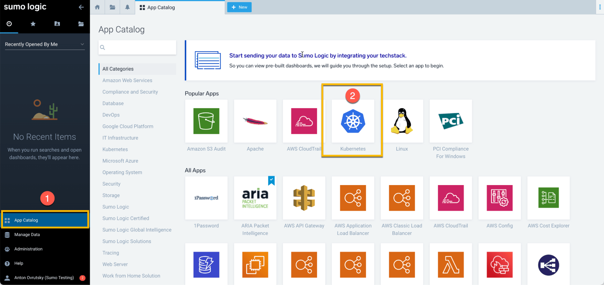 Kubernetes App Catalog