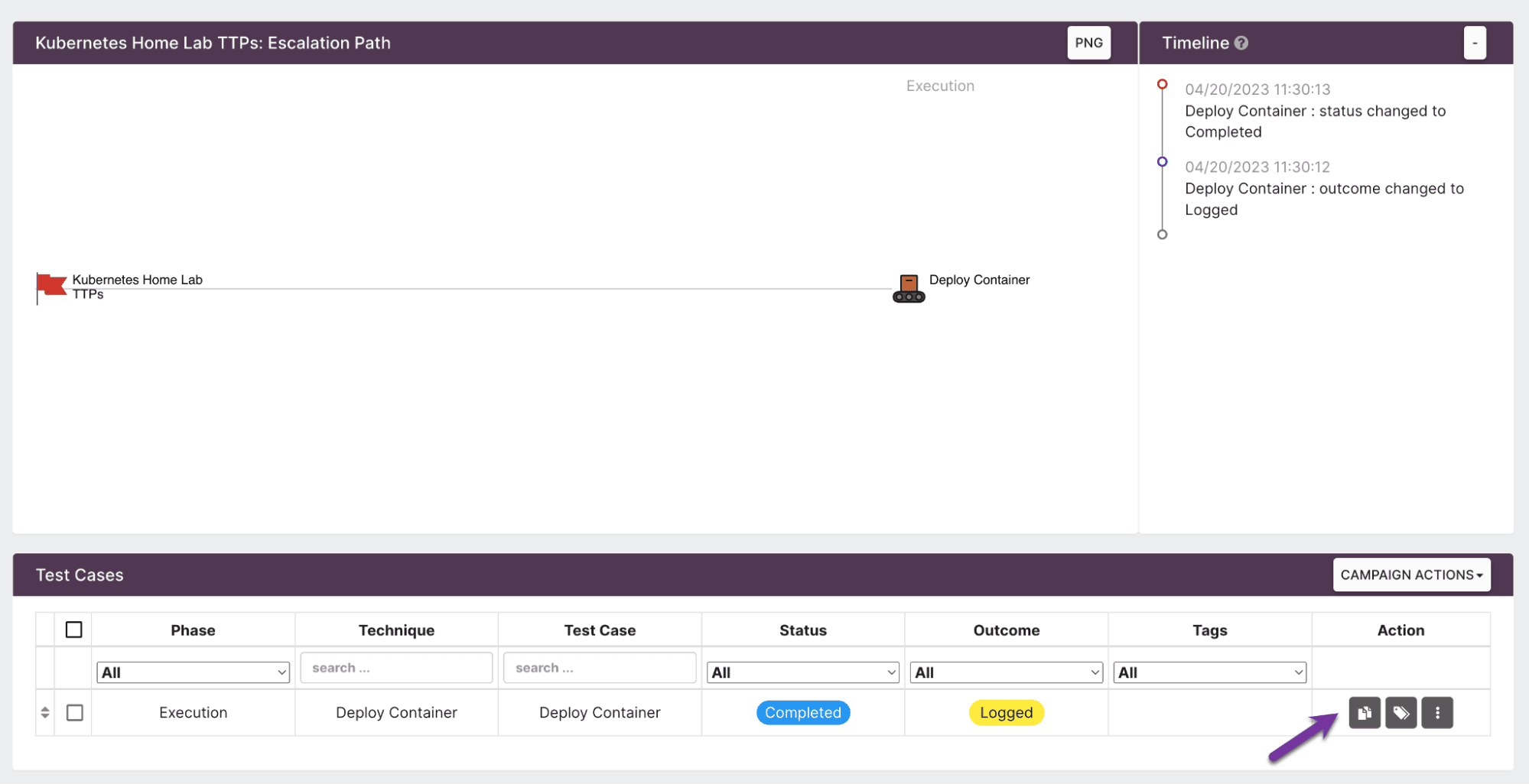 Minikube process command line results