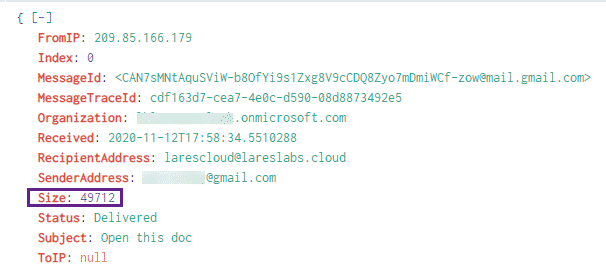 File sharing notification