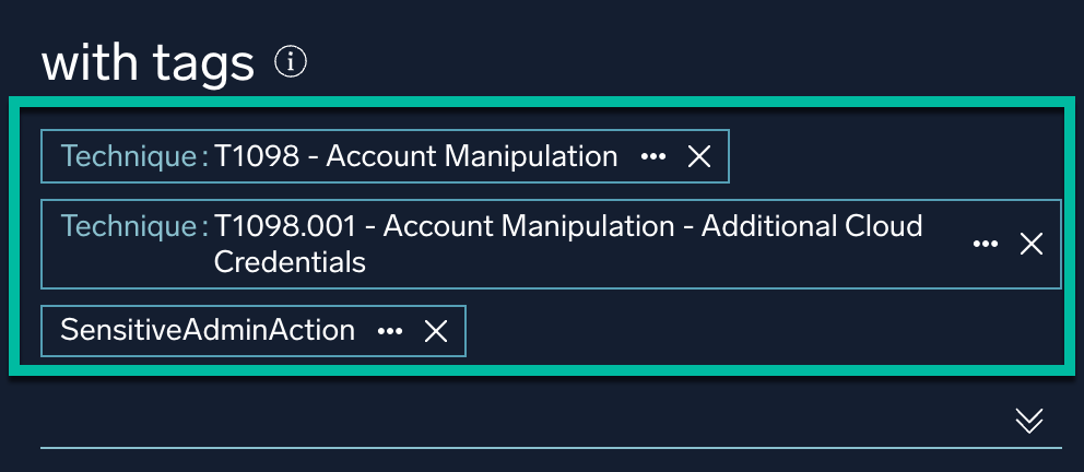 Rule tagging with SensitiveAdminAction