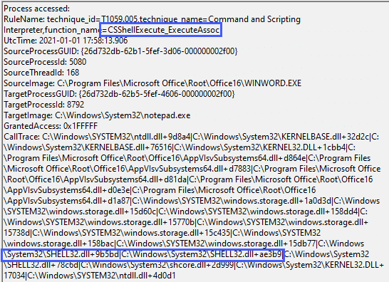 ShellExecute from Office macro