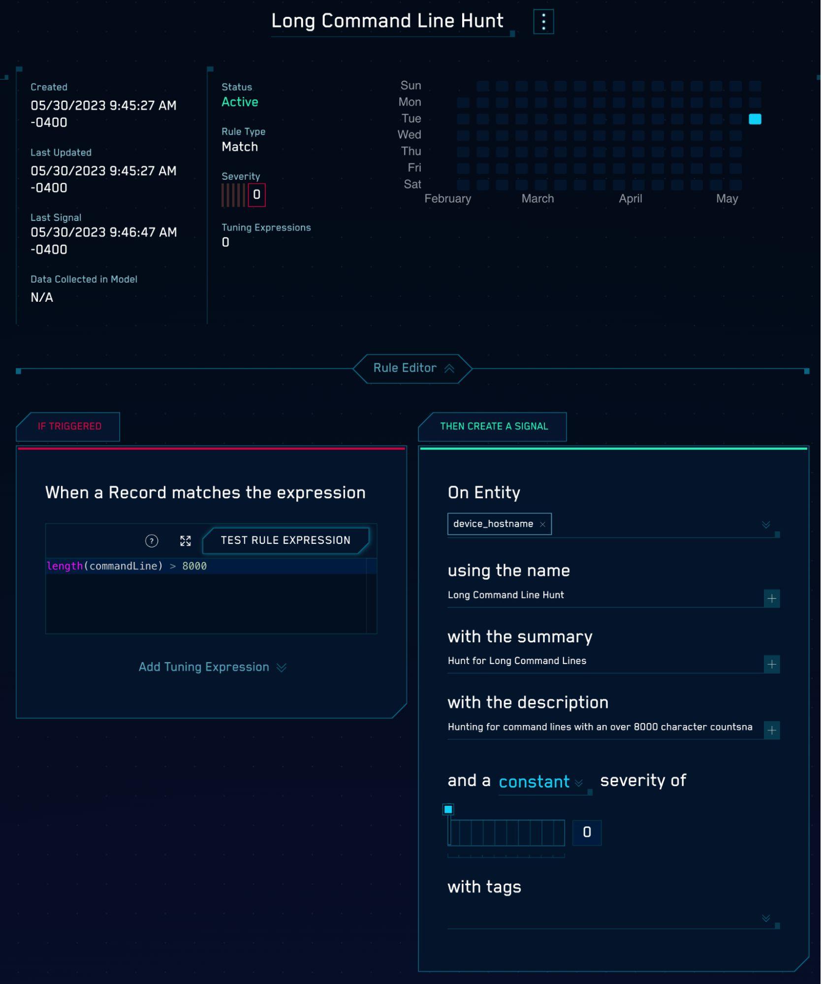 Custom Insight INSIGHT-364 - LONG COMMAND LINE HUNT
