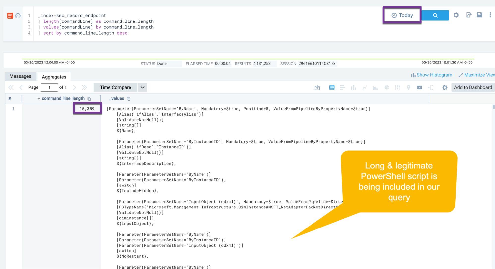 Custom insight with comments and MITRE tags